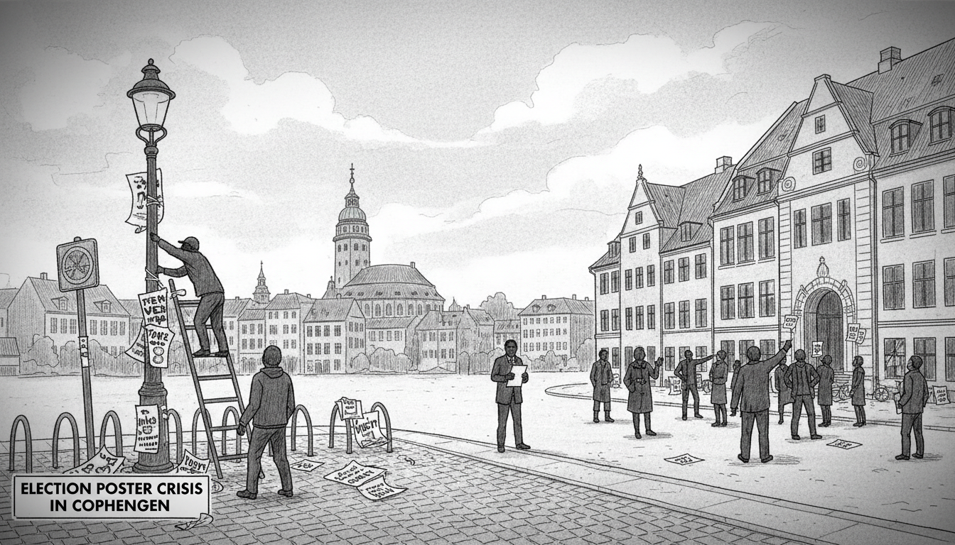 Hundreds of election posters reported to Copenhagen authorities