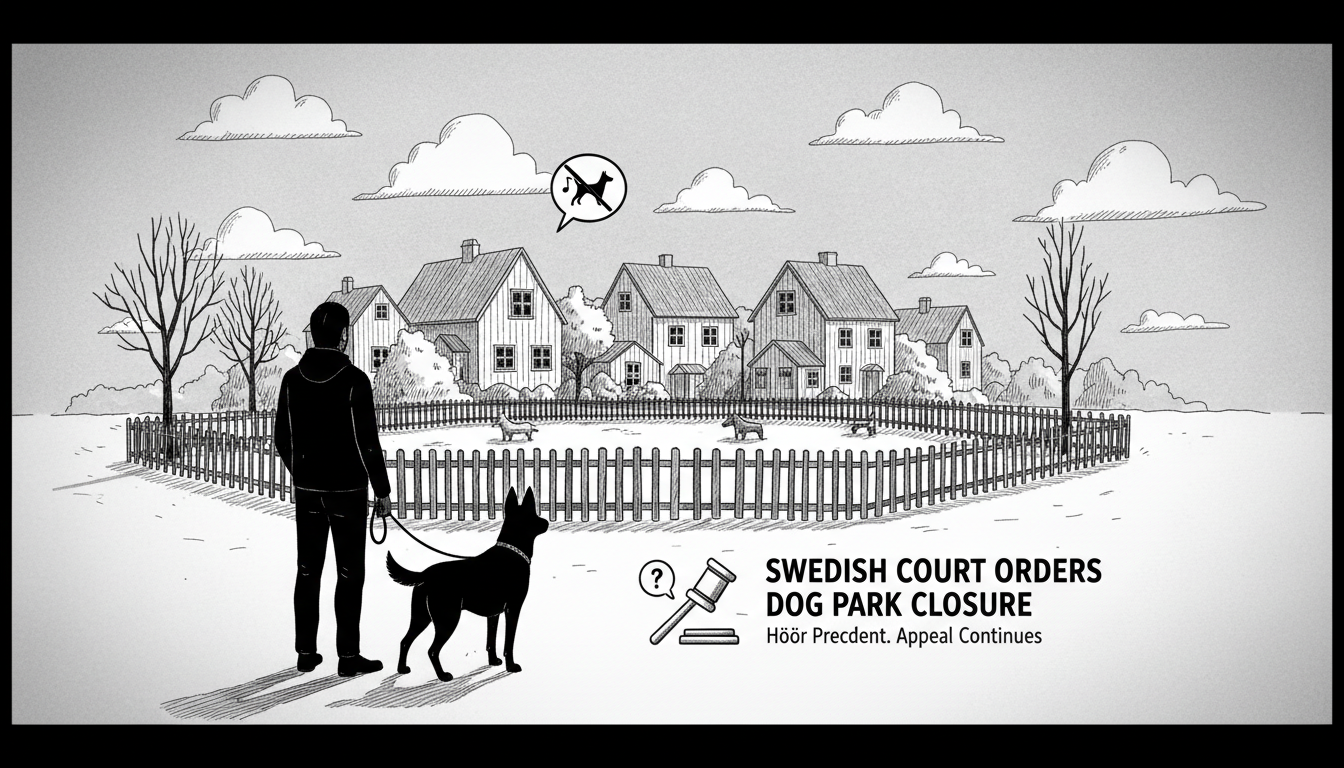 Swedish Court Orders Dog Park Closure After Neighbor Noise Complaint
