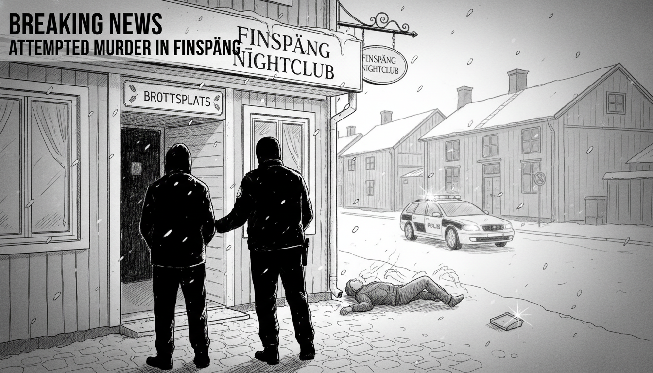 Attempted Murder in Finspång Leads to Two Arrests