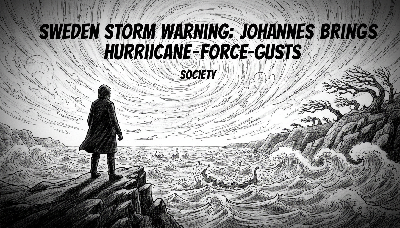 Sweden Storm Warning: Johannes Brings Hurricane-Force Gusts