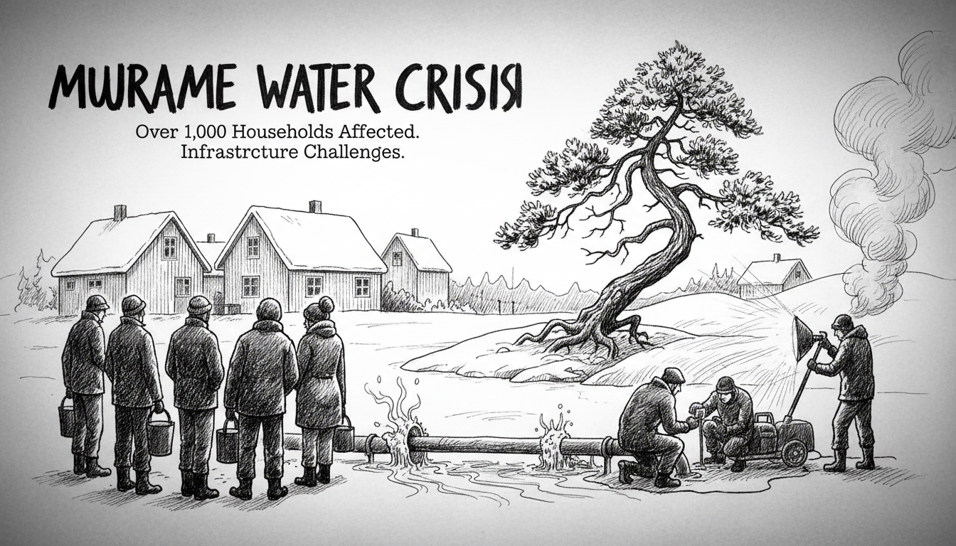 Water Distribution Disruption Impacts Muurame Residents