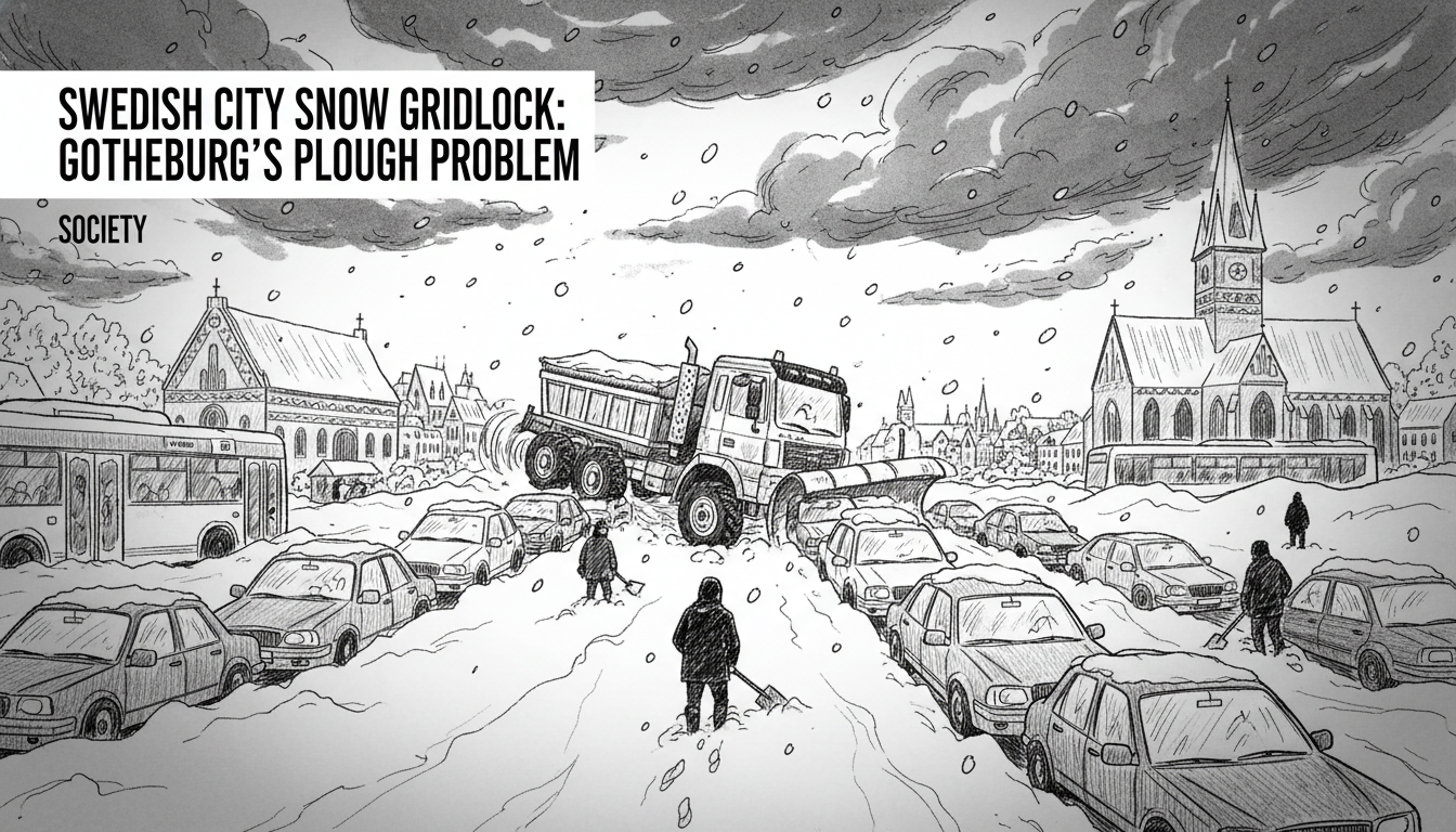 Swedish City Snow Gridlock: Gothenburg's Plough Problem