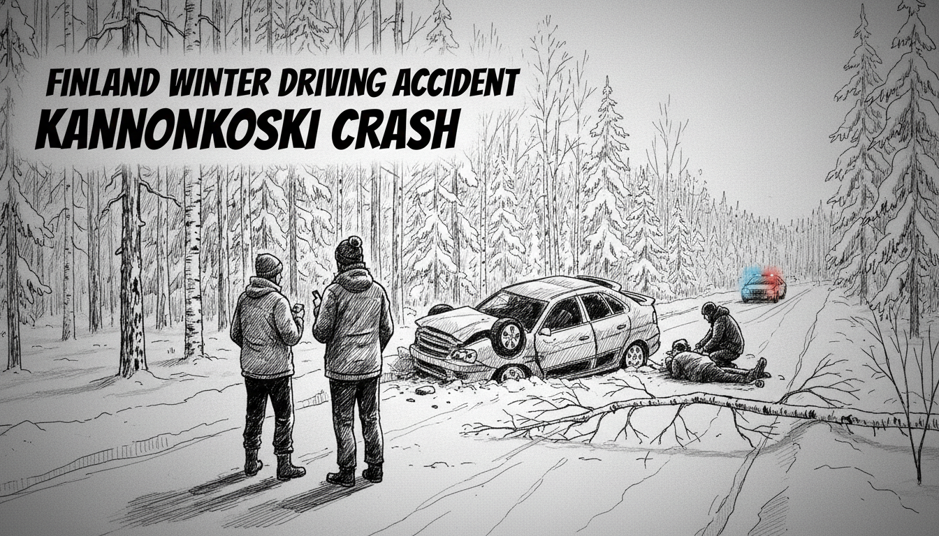 Finland Winter Driving Accident: Kannonkoski Crash