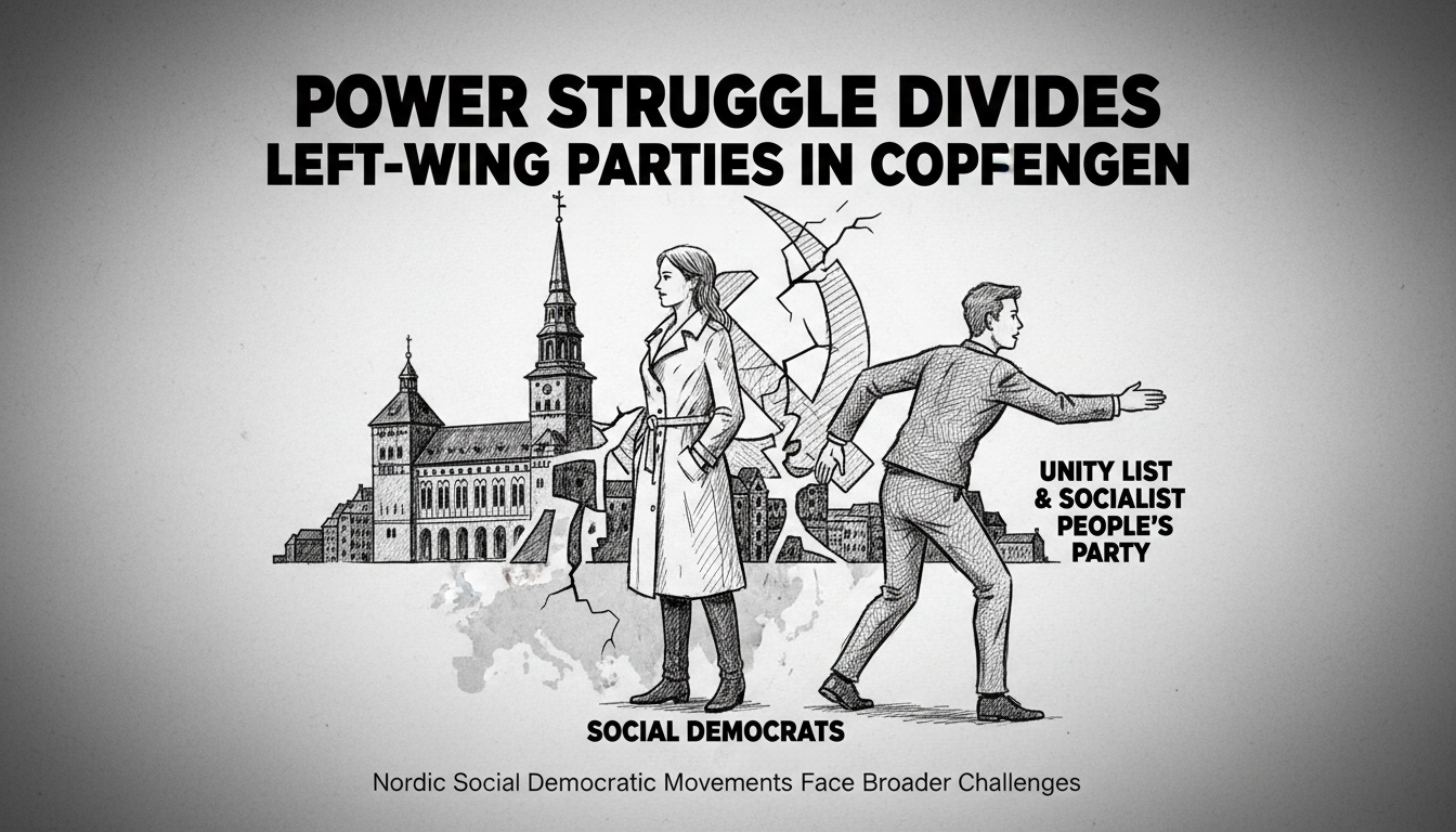 Power Struggle Divides Left-Wing Parties in Copenhagen