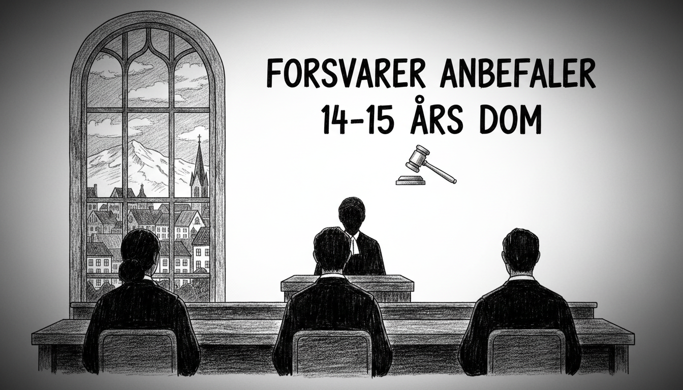 Defense Counsel Recommends 14-15 Year Sentence in High-Profile Norwegian Case