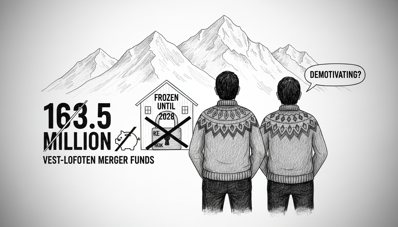 Norwegian Municipal Merger Funds Frozen for Two Years
