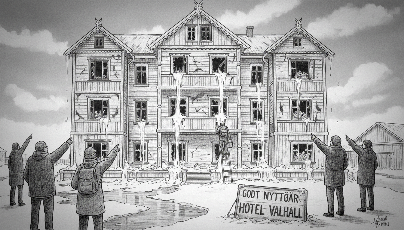 Norway Hotel Vandalism: 4 Floors Flooded on New Year's Day