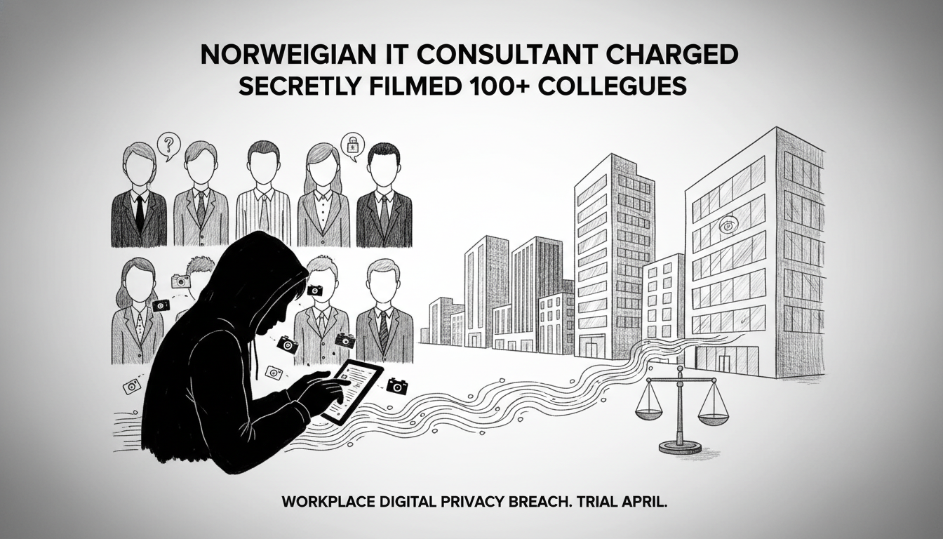 Former IT Consultant Charged with Secretly Filming Over 100 Colleagues in Oslo
