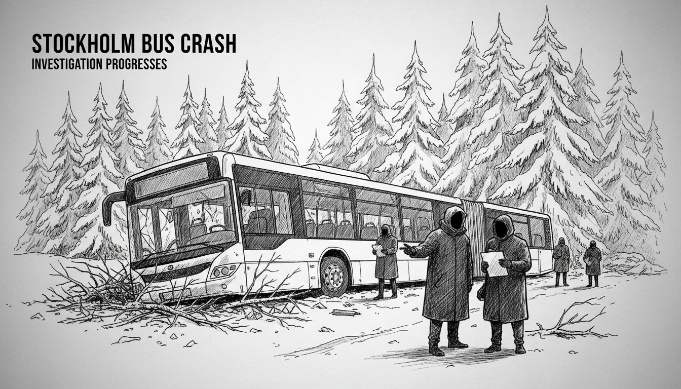 Stockholm Bus Crash Investigation Progresses as Victims Identified