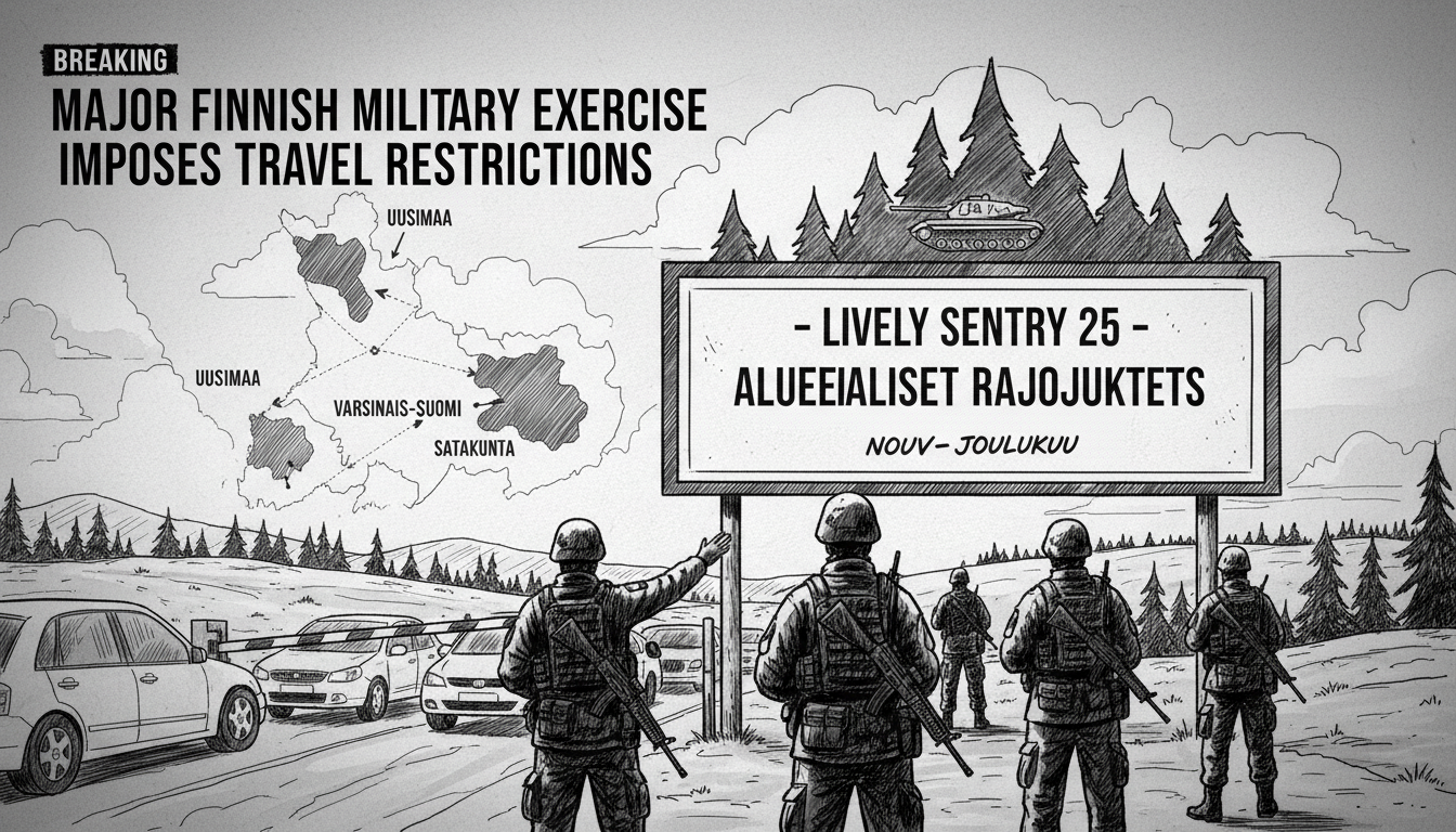 Major Finnish Military Exercise Imposes Travel Restrictions Across Three Regions