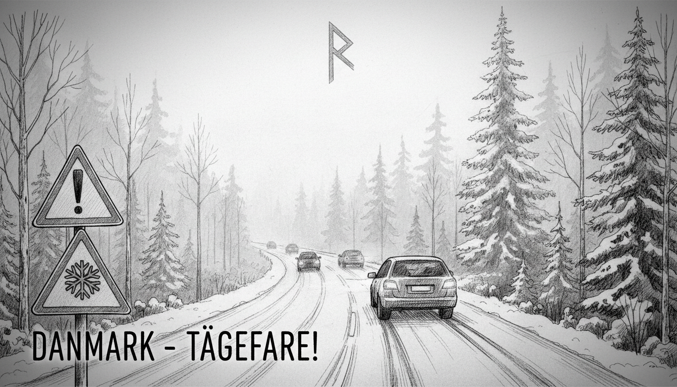 Dense Fog Creates Hazardous Driving Conditions Across Denmark