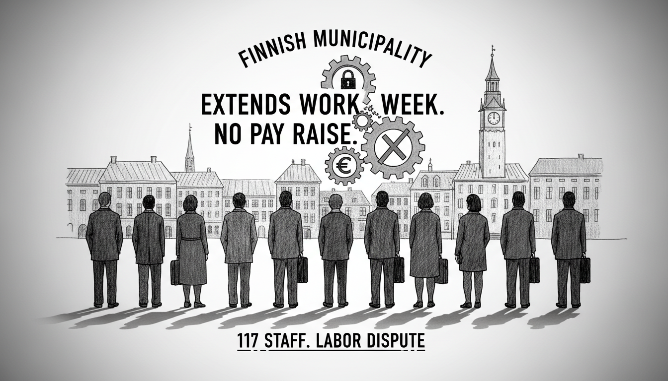 Finnish Municipality Extends Work Week for 117 Staff Without Pay Raise