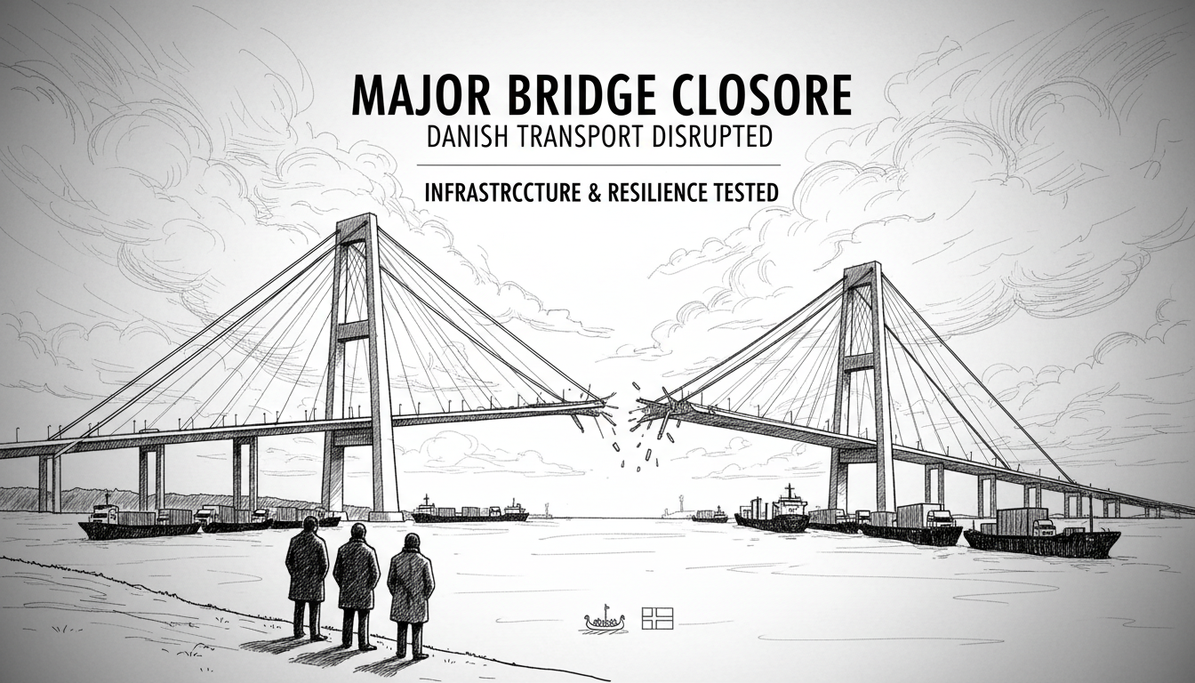 Major Bridge Closure Disrupts Danish Transport After Accident