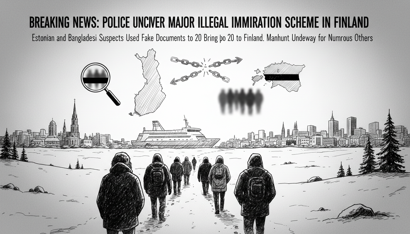 Police Investigate Major Illegal Immigration Scheme in Finland