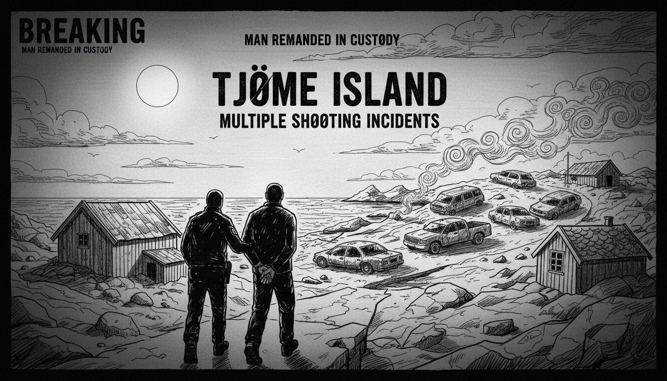 Man Remanded in Custody Following Multiple Shooting Incidents on Tjøme Island
