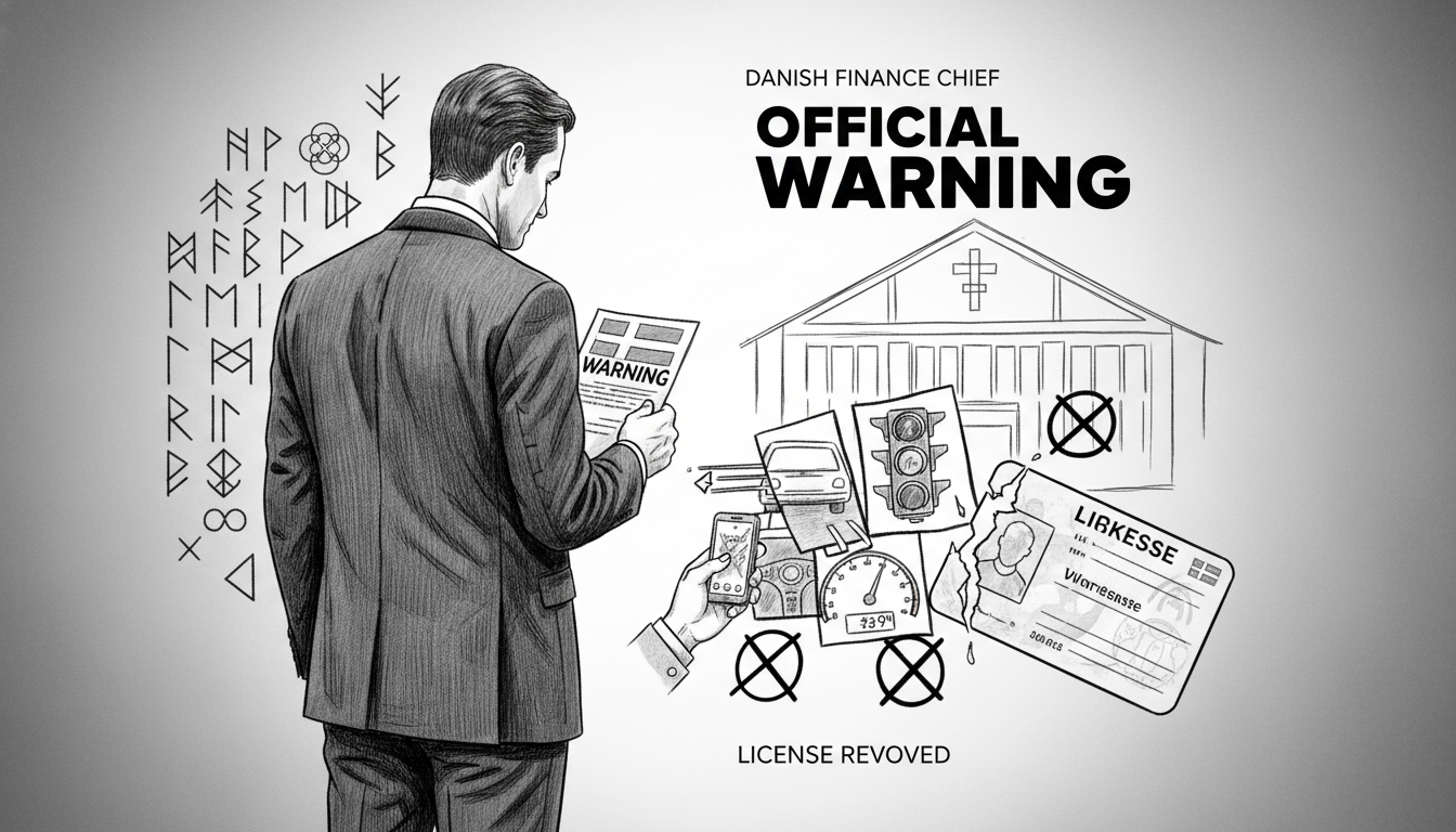 Danish Finance Ministry Chief Receives Official Warning After Traffic Violations