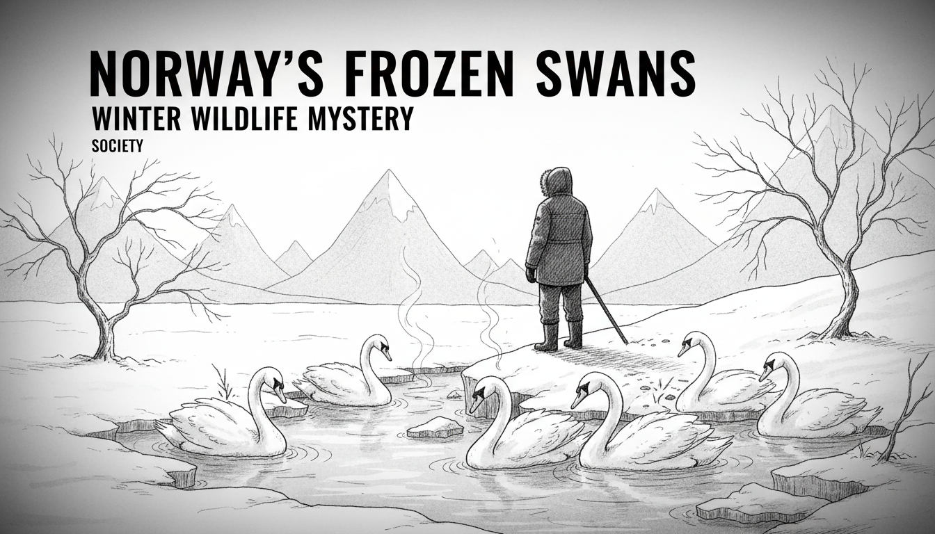 Norway's Frozen Swans: 1 Winter Wildlife Mystery