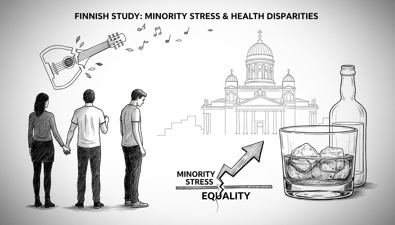 Finnish Study Shows Persistent Mental Health and Alcohol Use Disparities for Sexual Minorities