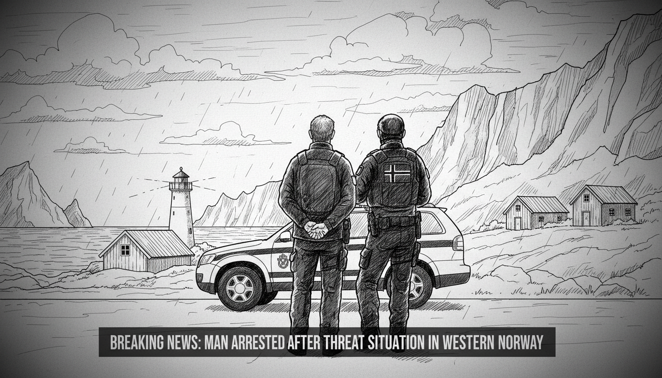 Man Arrested After Threat Situation in Western Norway