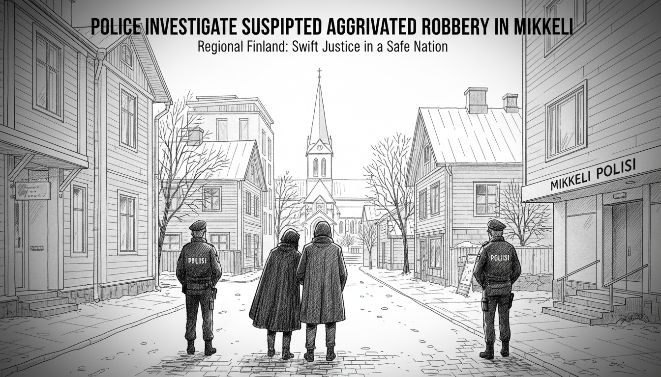 Police Investigate Suspected Aggravated Robbery in Mikkeli City Center