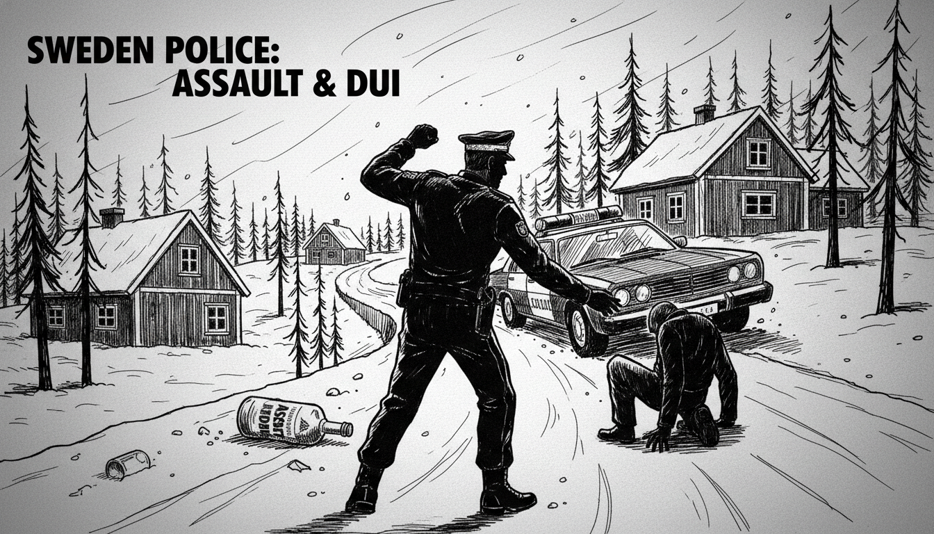 Sweden Police Officer Accused of Assault, Drunk Driving