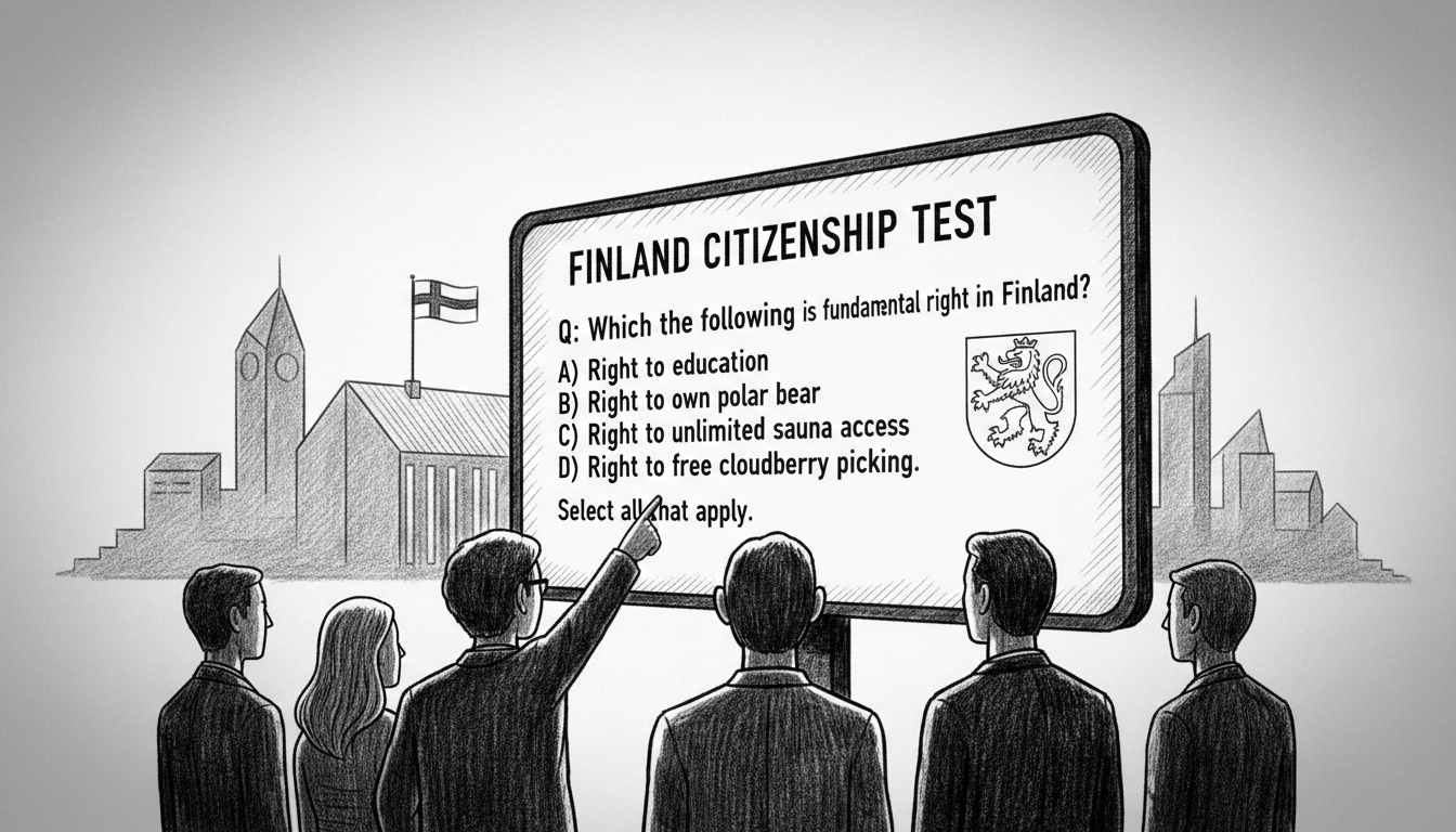 Finland Plans Citizenship Test Requirement for New Applicants
