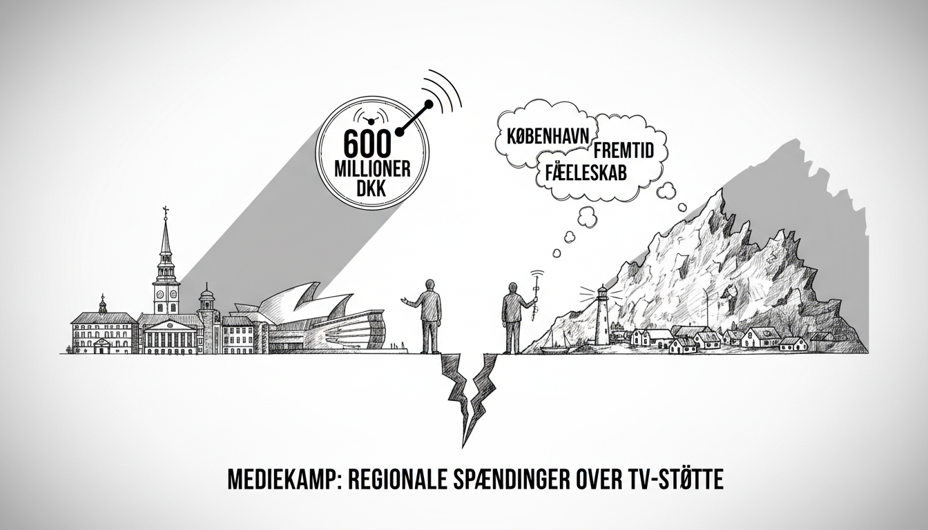 Danish Public TV Funding Sparks Regional Tensions Over Copenhagen and Bornholm