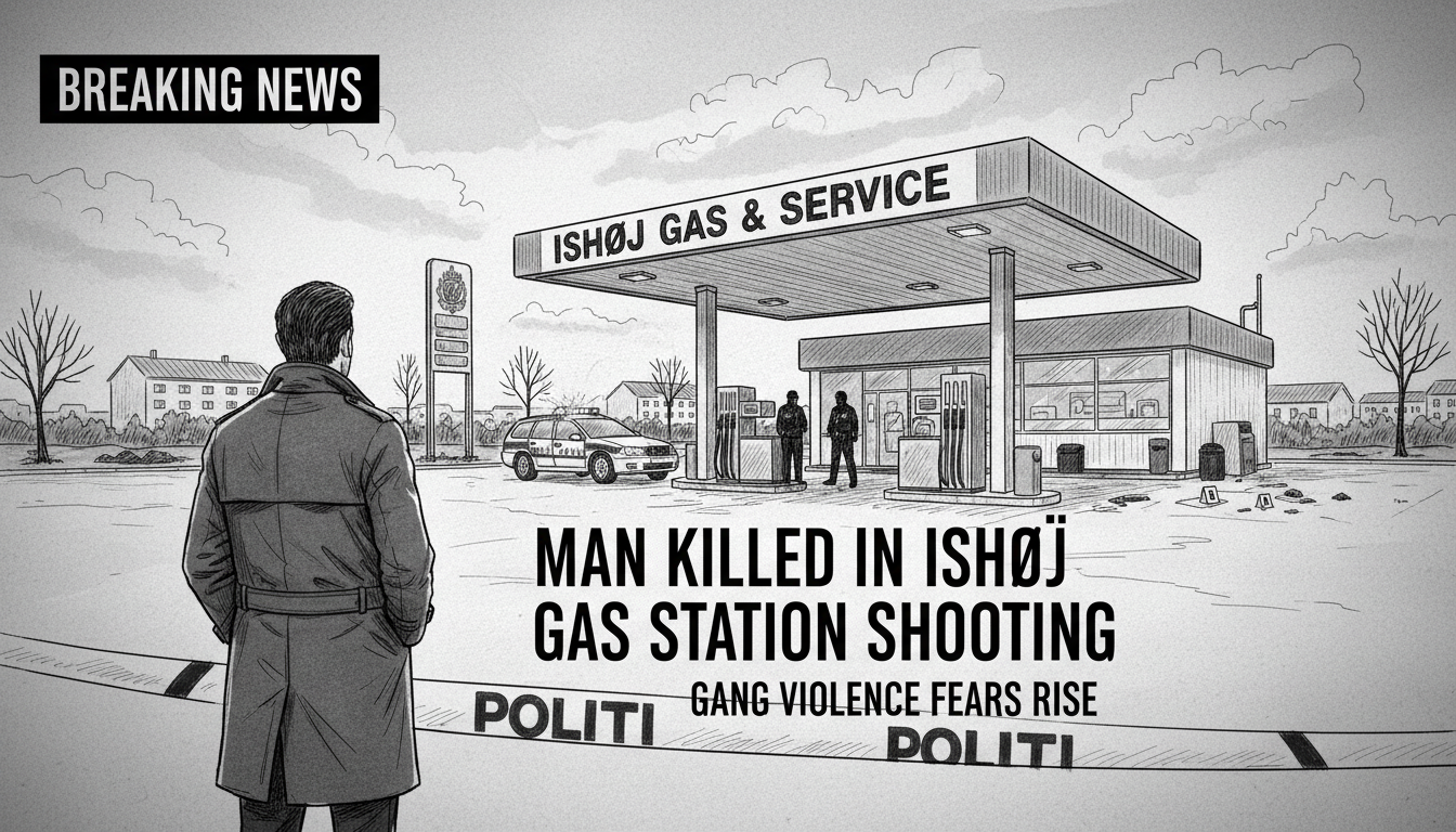 Man in 30s Killed in Shooting at Ishøj Gas Station