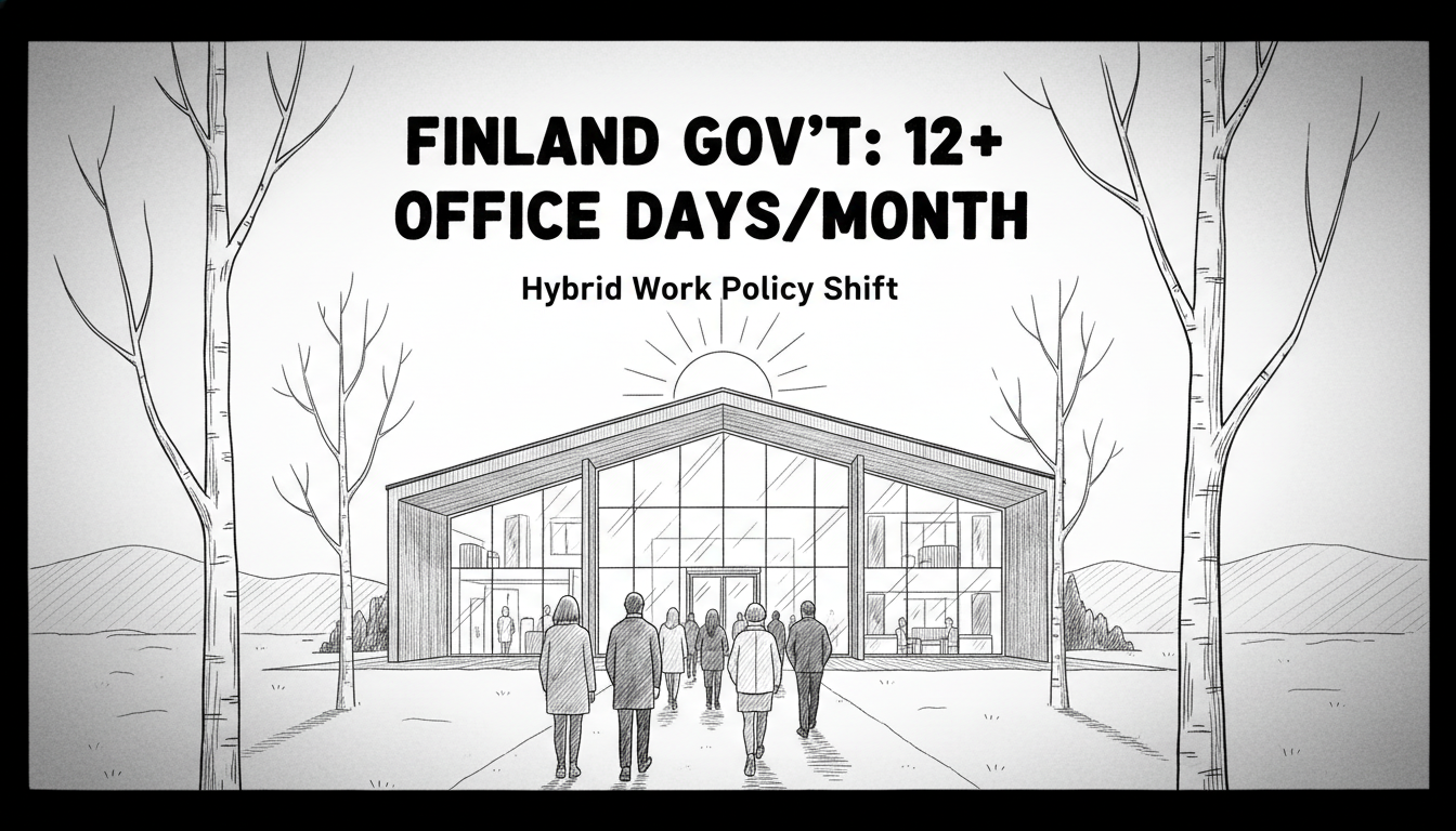 Finland Government Recommends Minimum 12 Office Days Monthly