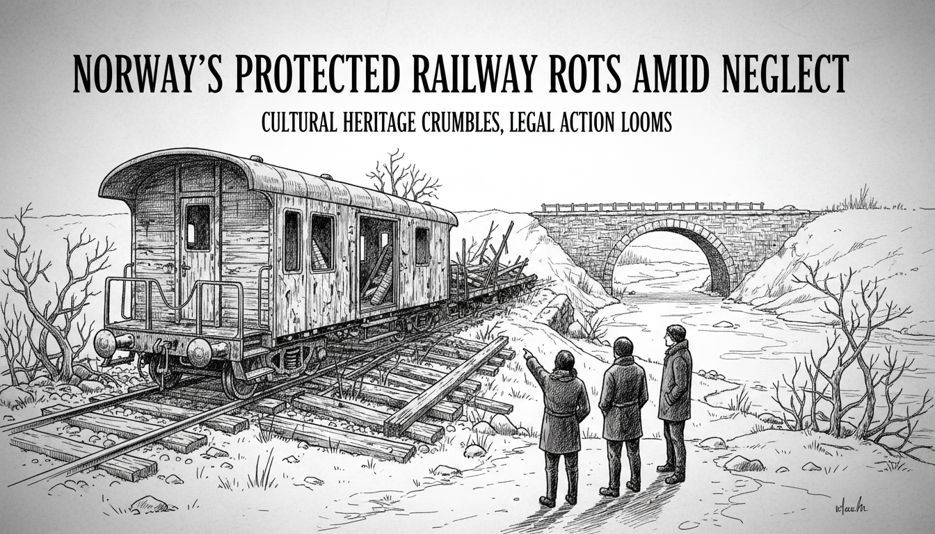 Protected Norwegian Railway Rots Away Amid Neglect
