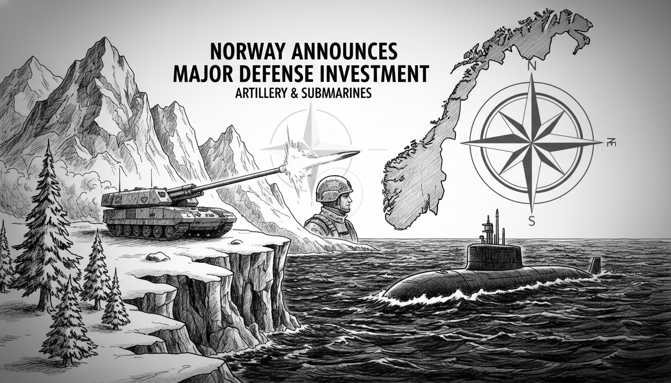 Norway Announces Major Defense Investment in Artillery and Submarines