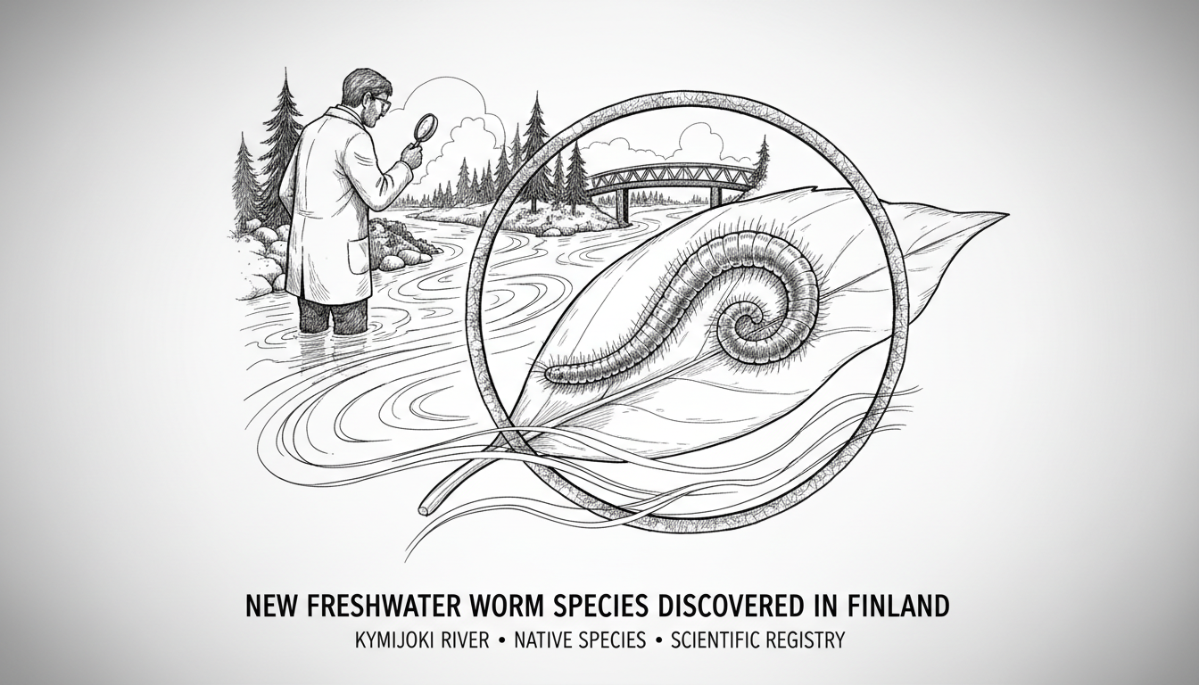 New Freshwater Worm Species Discovered in Finland's Kymijoki River