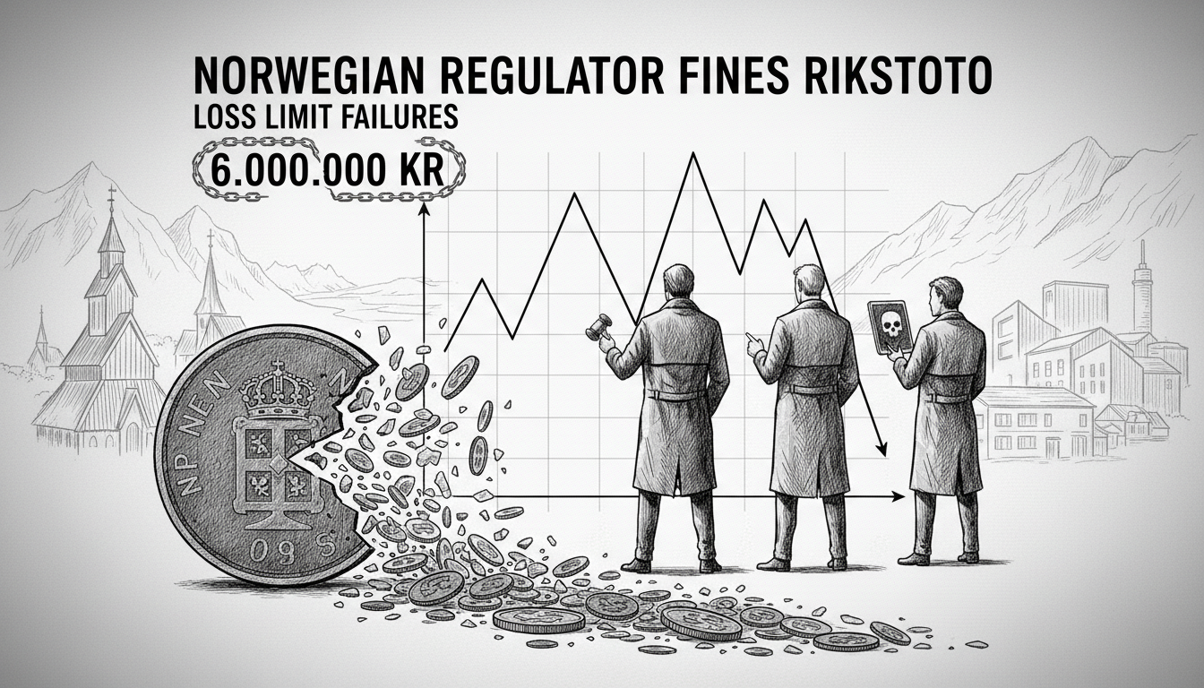 Norwegian betting regulator fines Rikstoto millions for loss limit failures