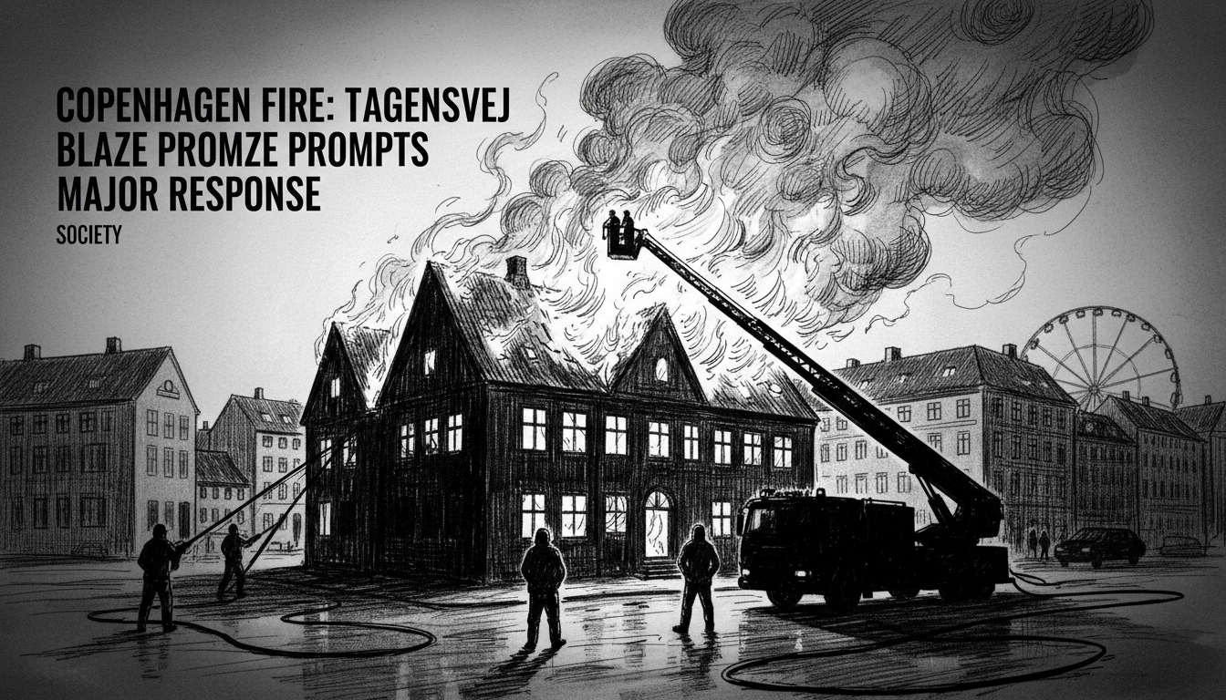 Copenhagen Fire: Tagensvej Blaze Prompts Major Response
