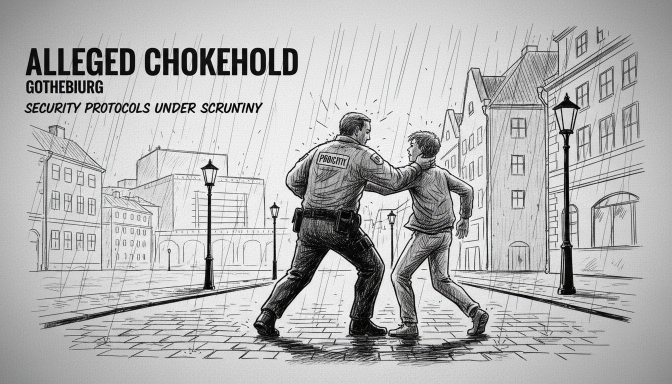 Security Guard Accused of Using Chokehold During Gothenburg Altercation