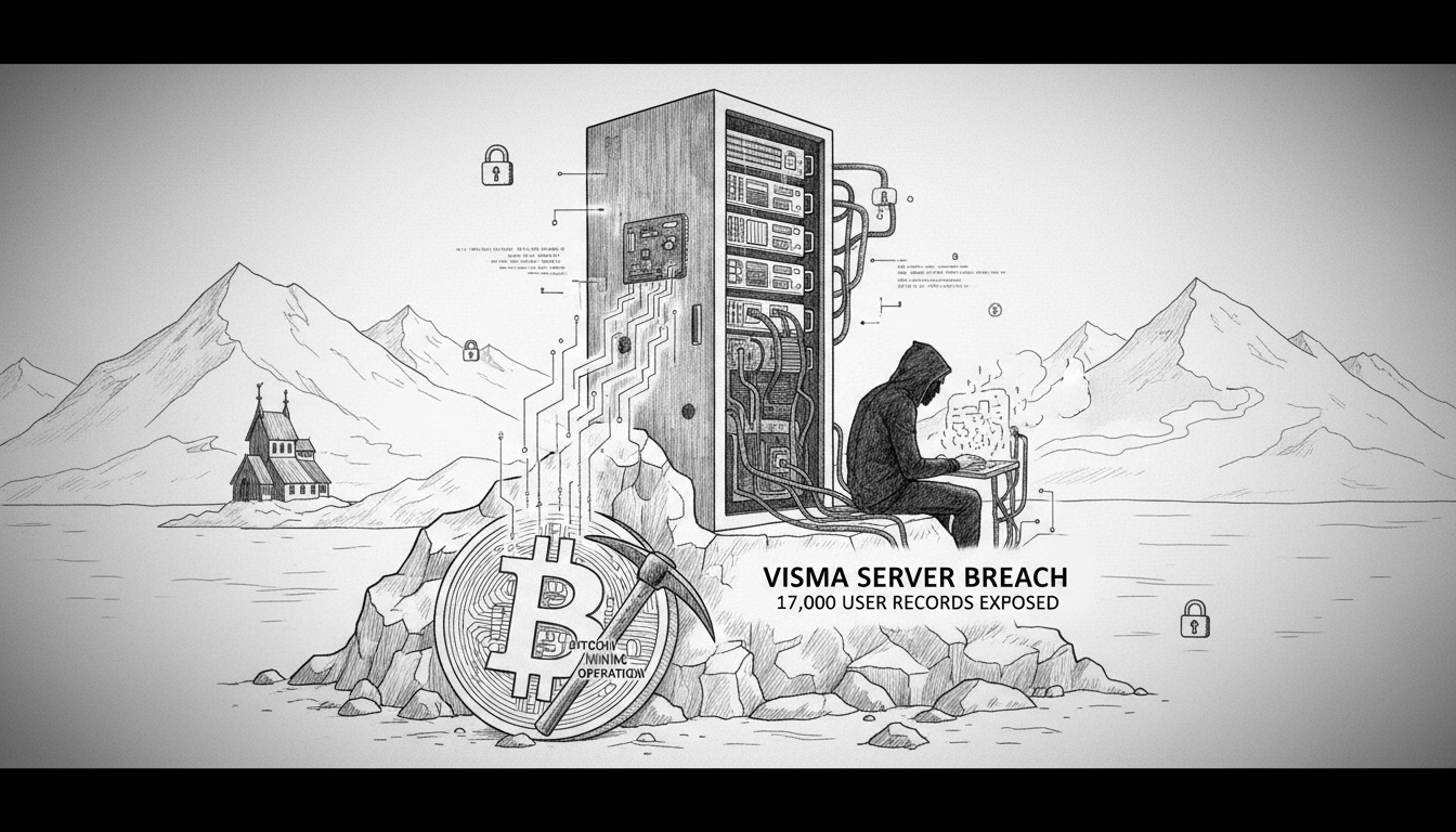 Visma Server Hacked for Bitcoin Mining Operation
