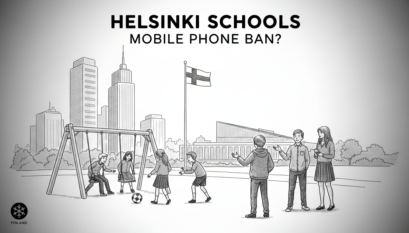 Helsinki Considers Complete Mobile Phone Ban in Schools