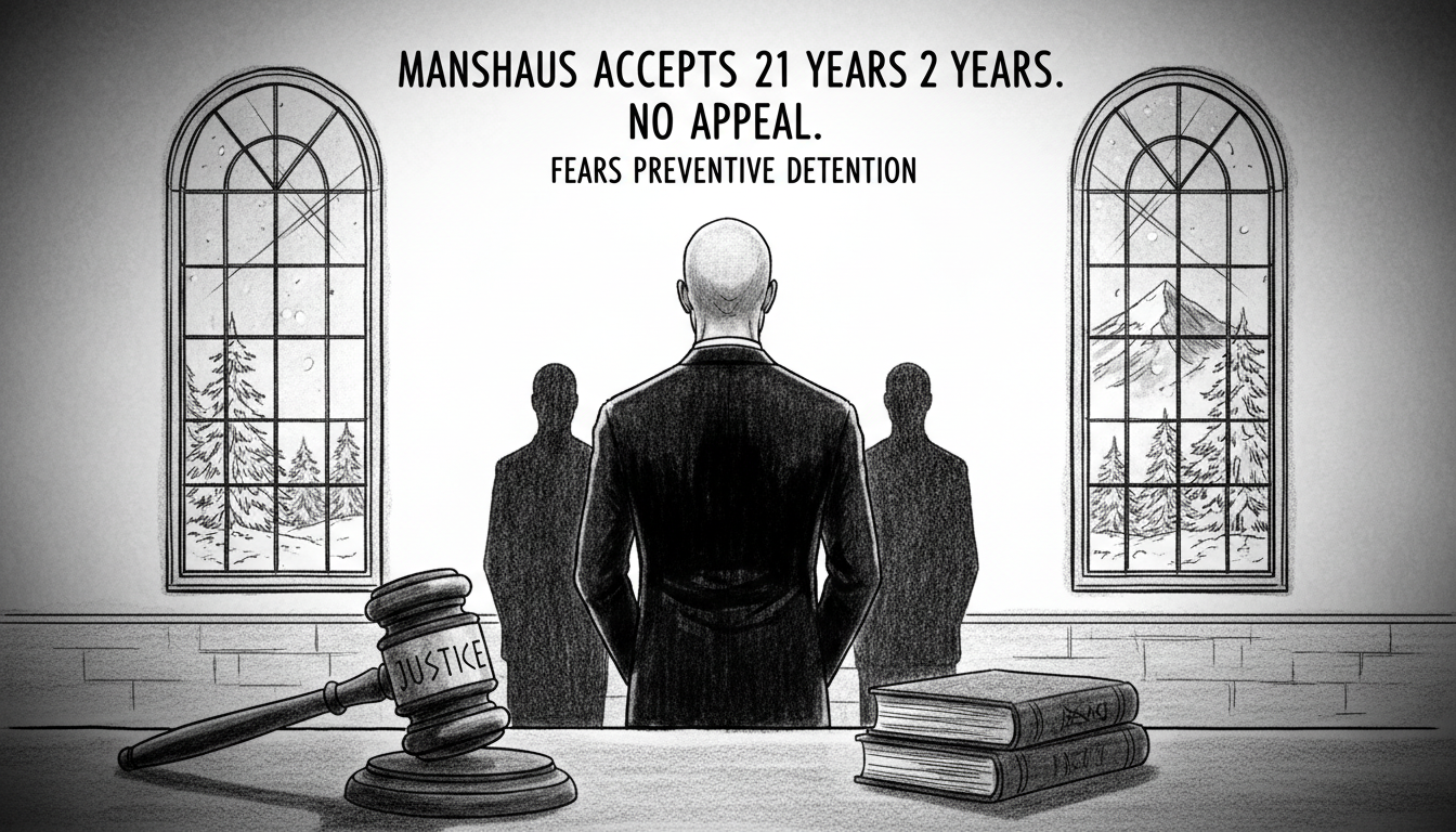 Philip Manshaus Will Not Appeal 21-Year Prison Sentence