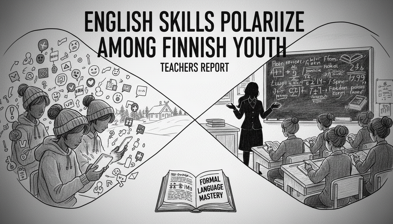 English Skills Polarize Among Finnish Youth, Teachers Report