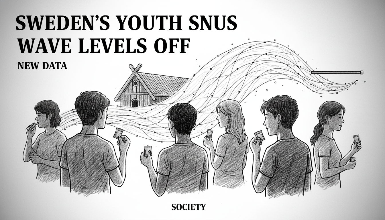 Sweden's Youth Snus Wave Levels Off: New Data