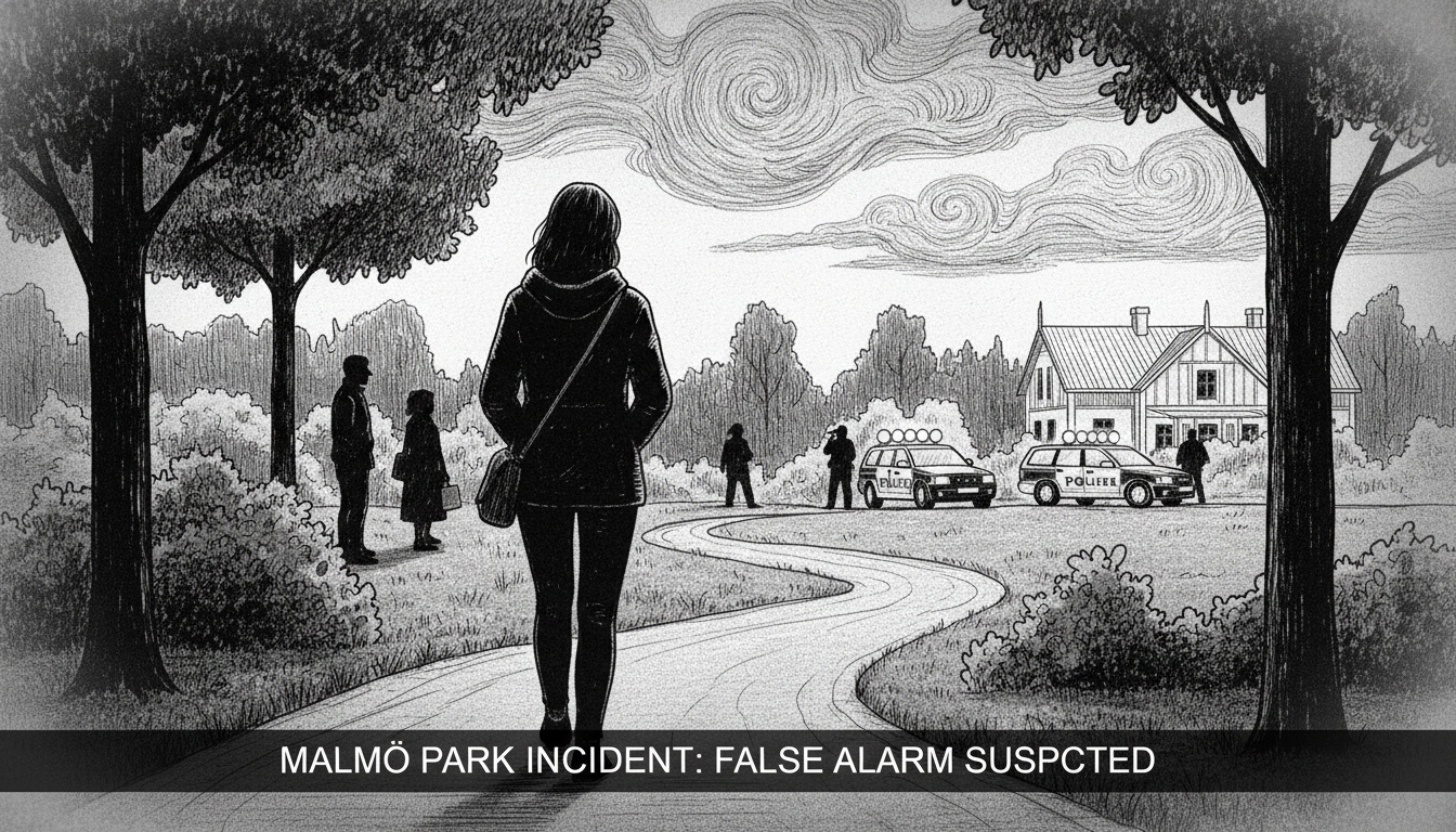 Woman Suspected of False Alarm After Malmö Park Incident