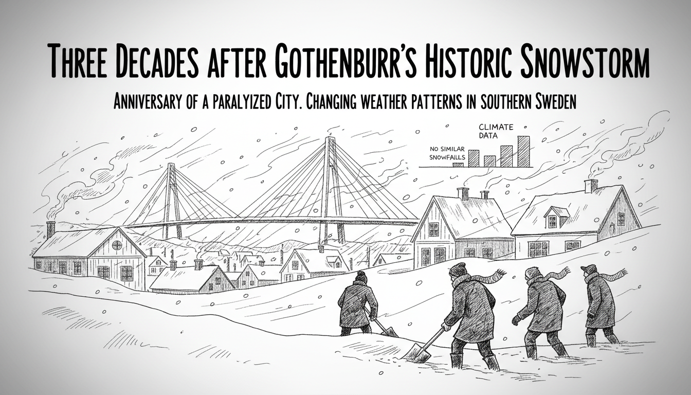 Three Decades After Gothenburg's Historic Snowstorm