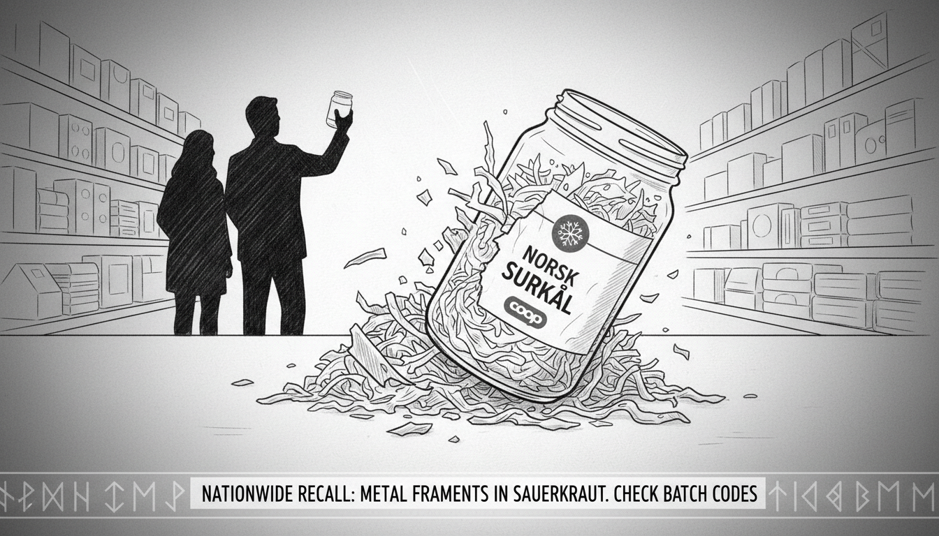 Norwegian Sauerkraut Recalled Over Metal Fragment Concerns