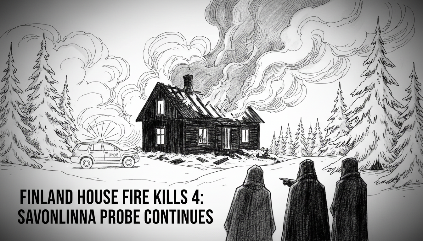 Finland House Fire Kills 4: Savonlinna Probe Continues