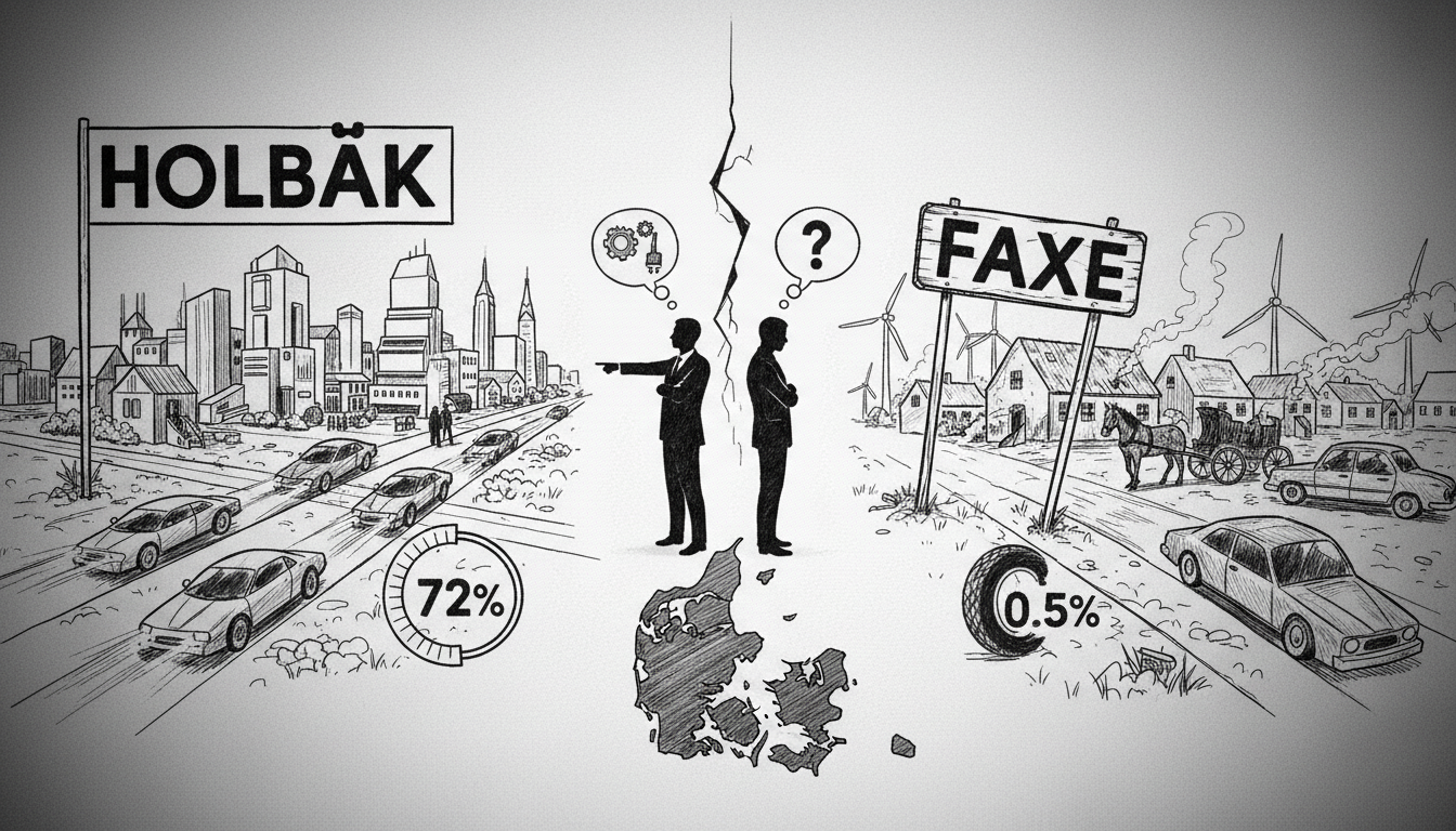 Denmark's Municipal Electric Vehicle Divide Shows Uneven Green Transition