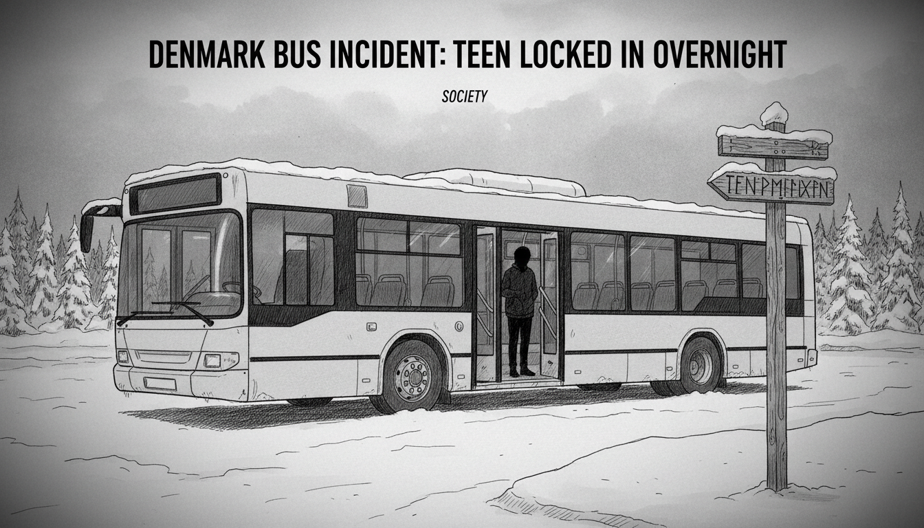 Denmark Bus Incident: Teen Locked In Overnight