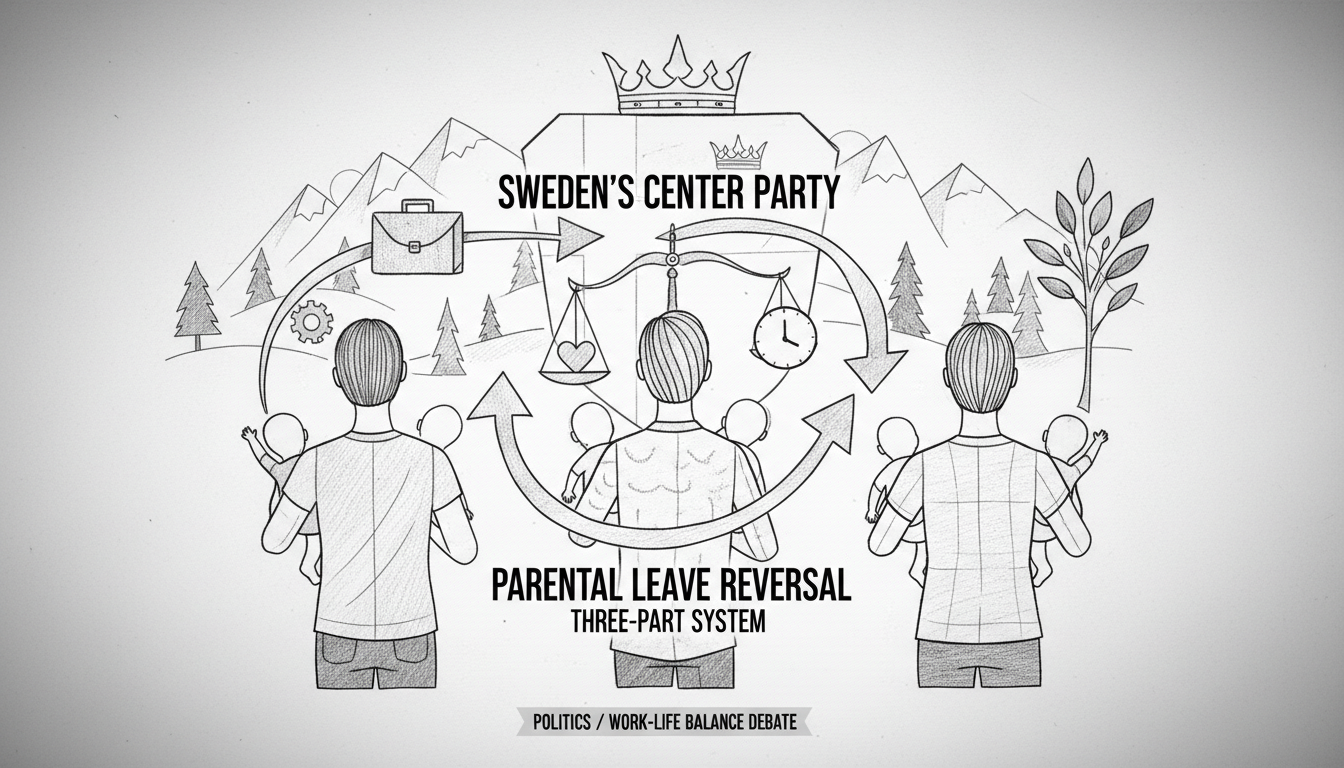 Sweden's Center Party Reverses Position on Individual Parental Leave