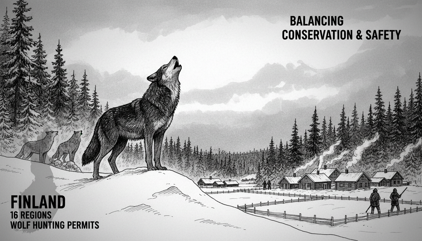 Finland Proposes Wolf Hunting Permits Across Sixteen Regions