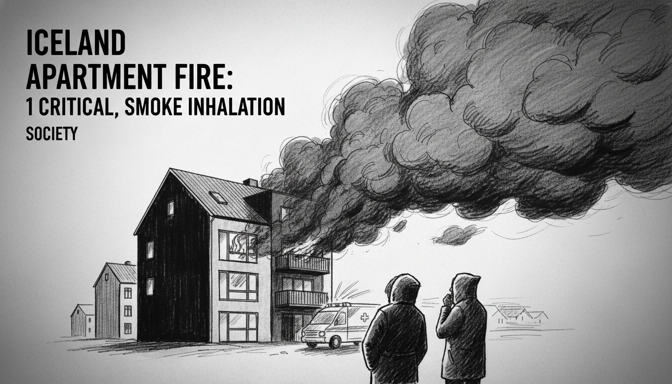Iceland Apartment Fire: 1 Critical, Smoke Inhalation