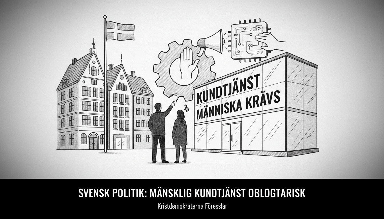 Swedish Political Party Proposes Mandatory Human Customer Service